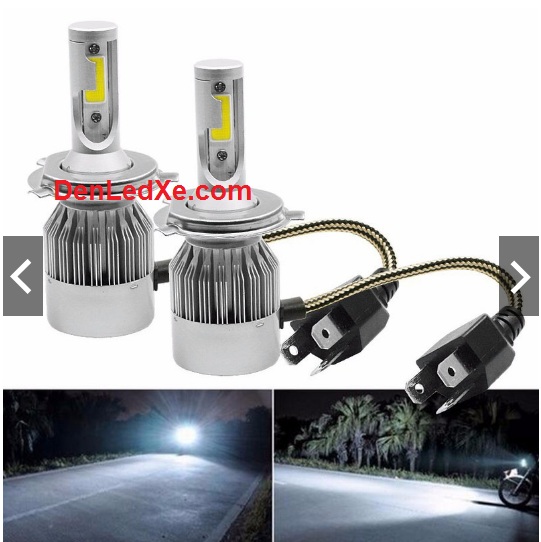 Đèn Pha Led Siêu Sáng Chân H4 Gía Rẻ.1 Bóng