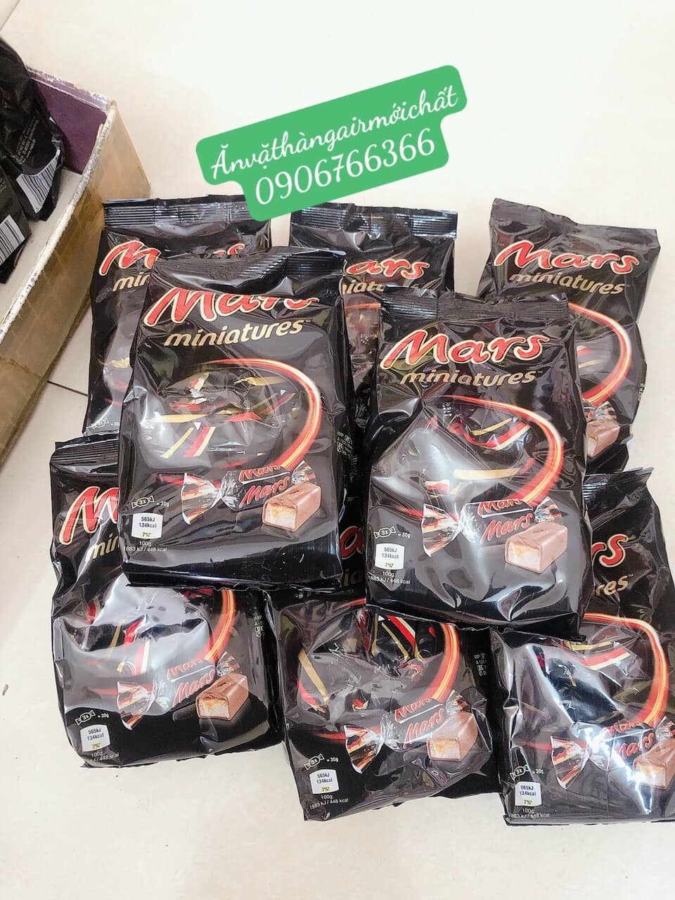 [NEW THÁNG 06/2026]Socola Minis Mars Miniatures Gói 220 Gram