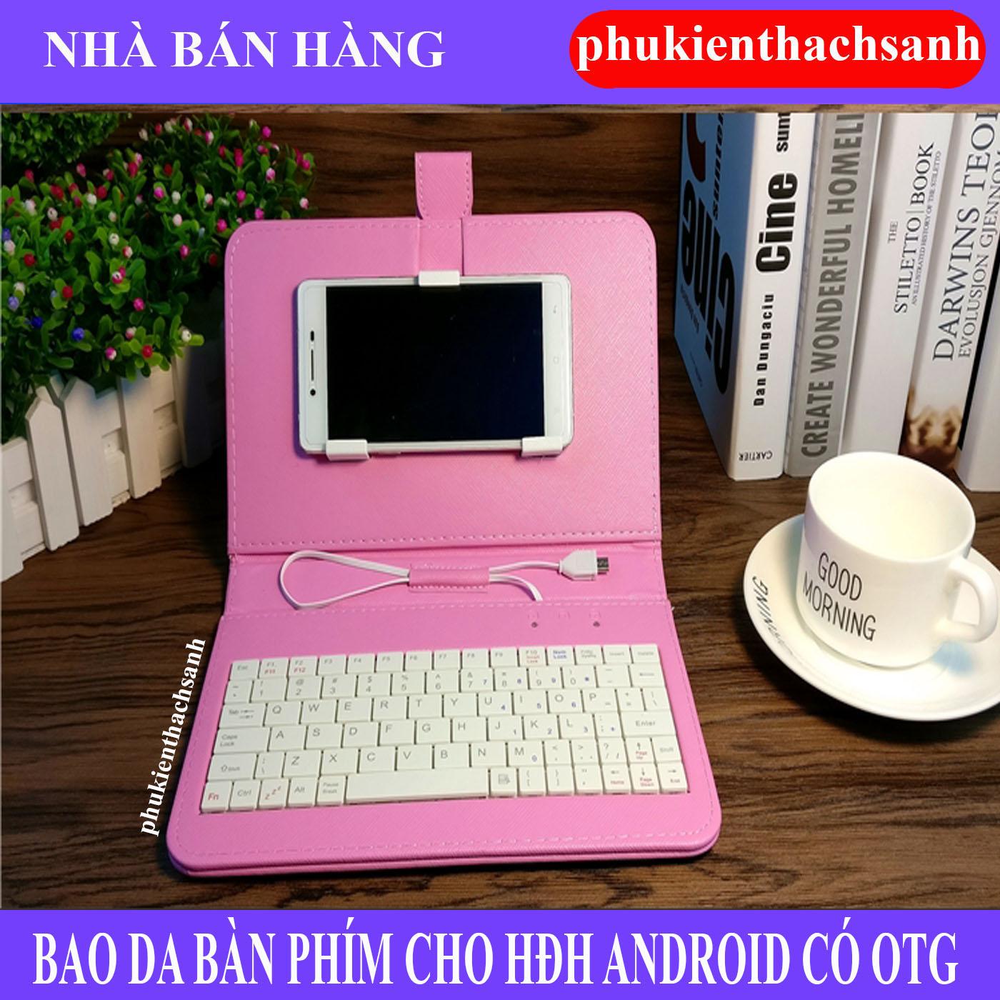 Bao da tích hợp bàn phím cho điện thoại - máy tính bảng 4.5 - 7 inch cho hệ điều hành android
