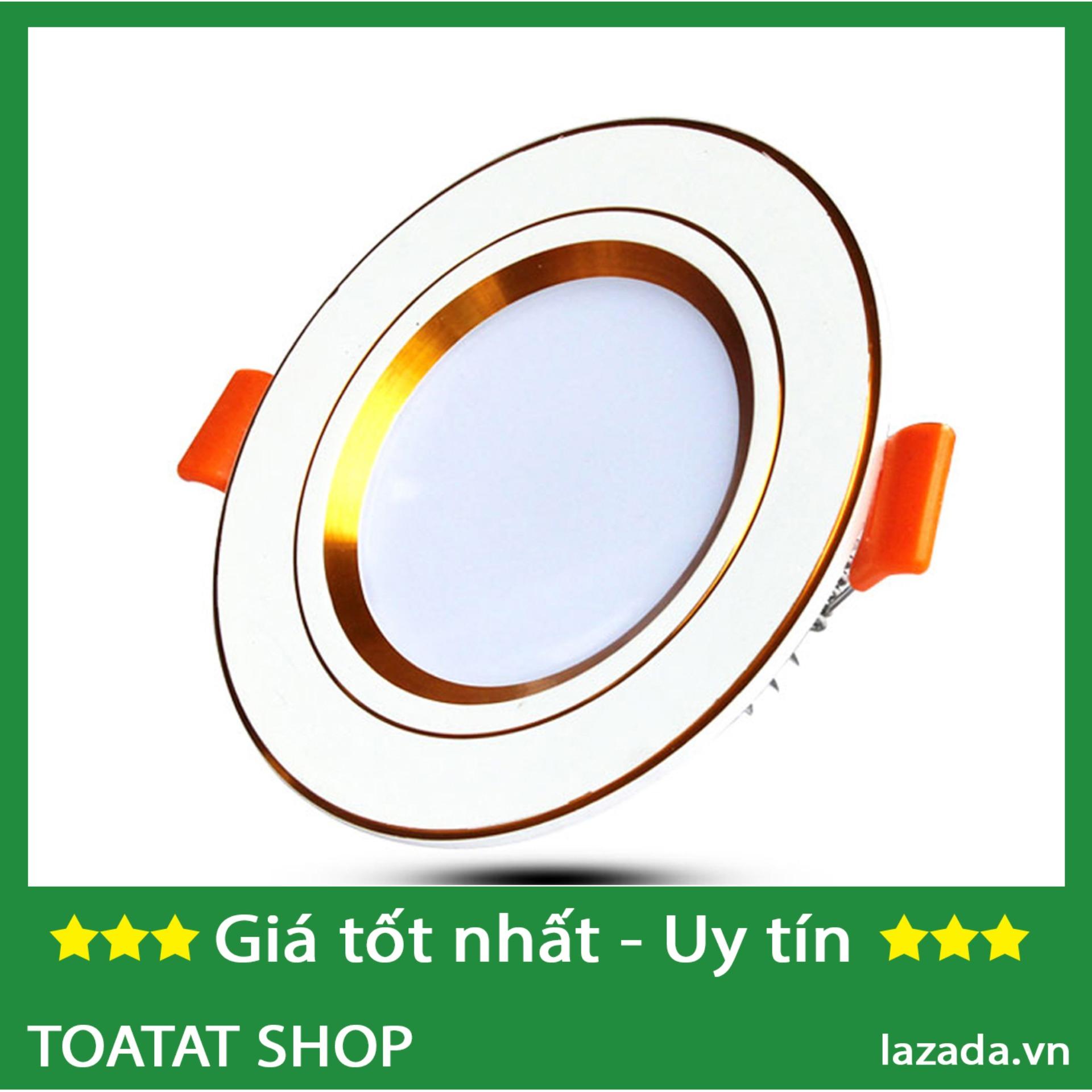 GIẢM Đèn LED âm trần 7w 3 chế độ