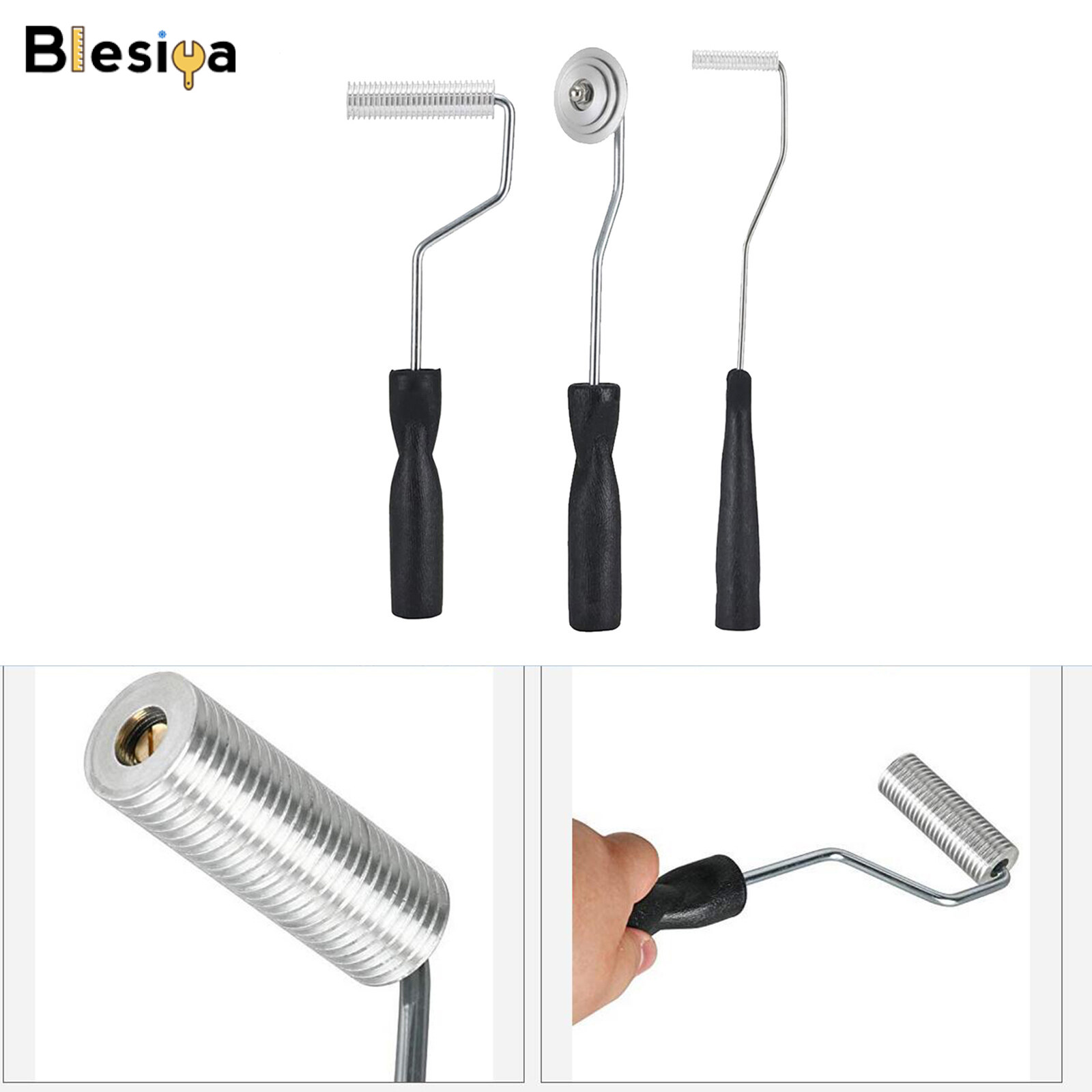 Blesiya bộ 3 con lăn sợi thủy tinh bộ dụng cụ chèo bong bóng cán lăn, thuyền