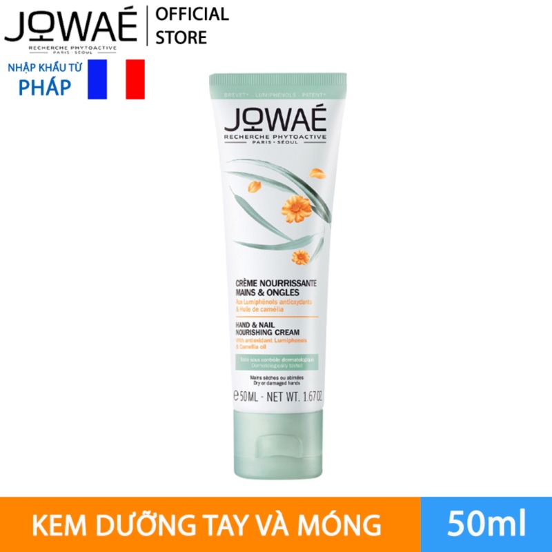Kem dưỡng tay và móng JOWAE mỹ phẩm thiên nhiên nhập khẩu từ Pháp  HAND AND NAIL NOURISHING CREAM cao cấp
