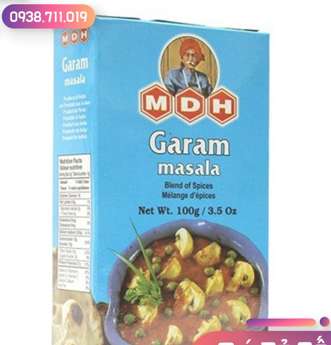 Bột Gia Vị Ấn Độ Garam Masala hộp 100gr [VOVEDACSAN]