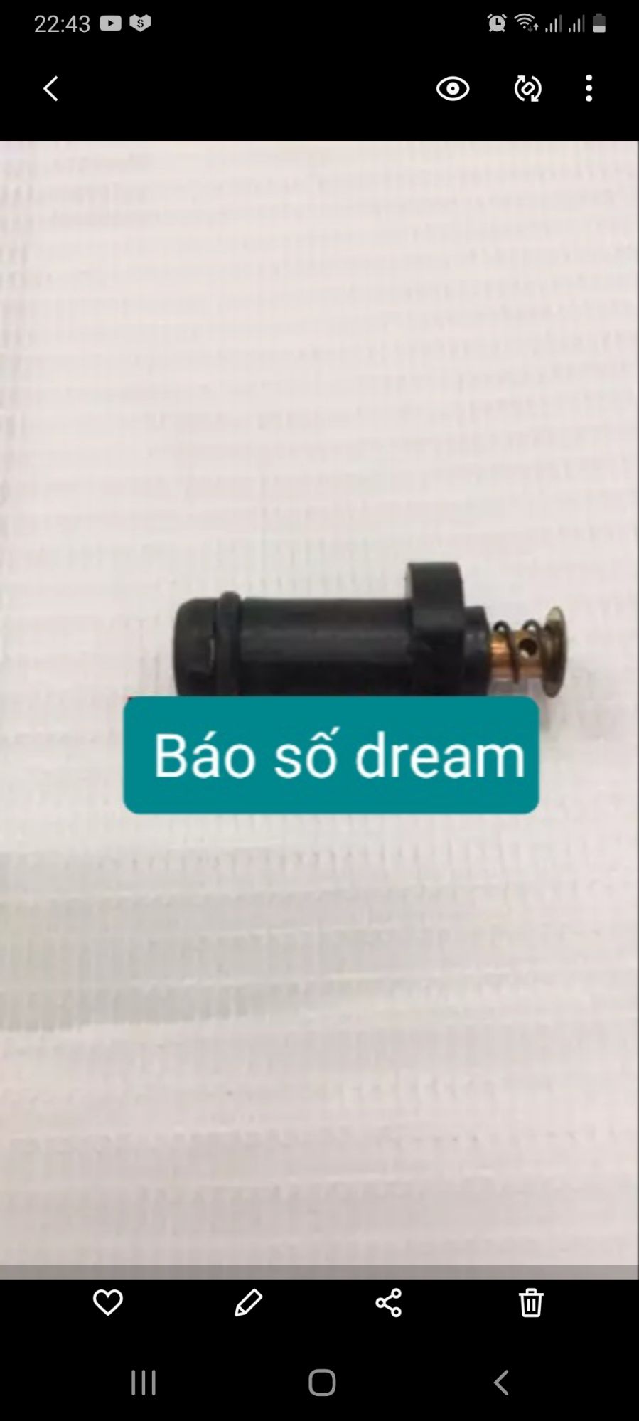 Cọc báo số dream thái / cub