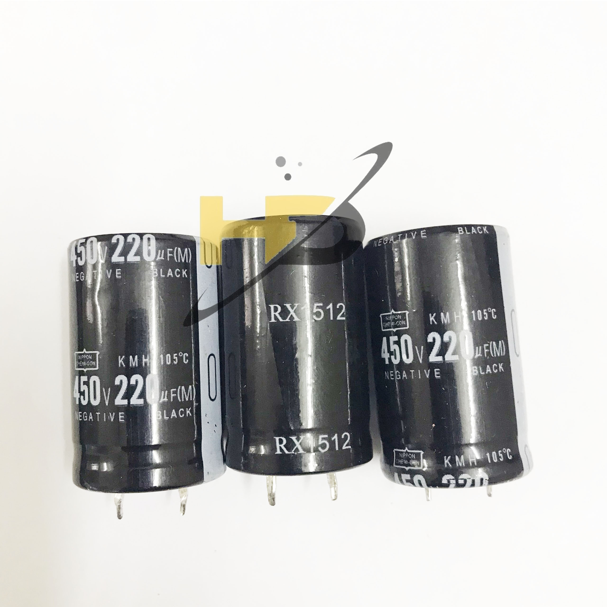 Linh Kiện Điện Tử,Combo 3 Con Tụ Hóa Phân Cực 450V 220UF