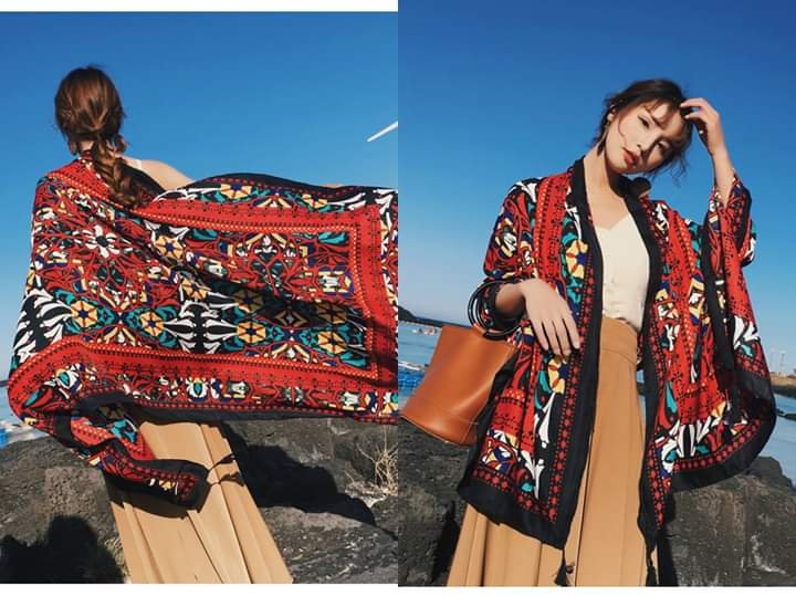 Khăn choàng Boho ( Bohemien) cao cấp )