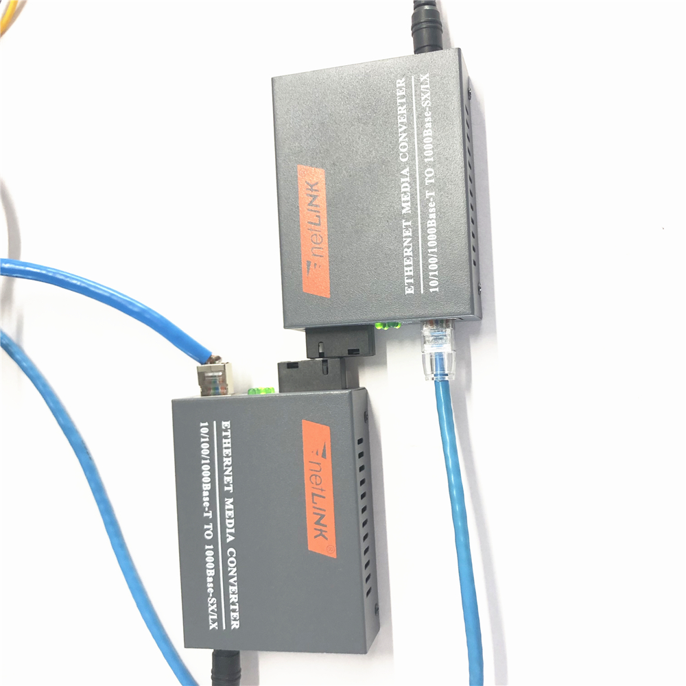 Cặp Converter Quang 1000MB (1GB) Netlink, Single Mode 20km HTB-GS-03 A/B. BH 12 tháng