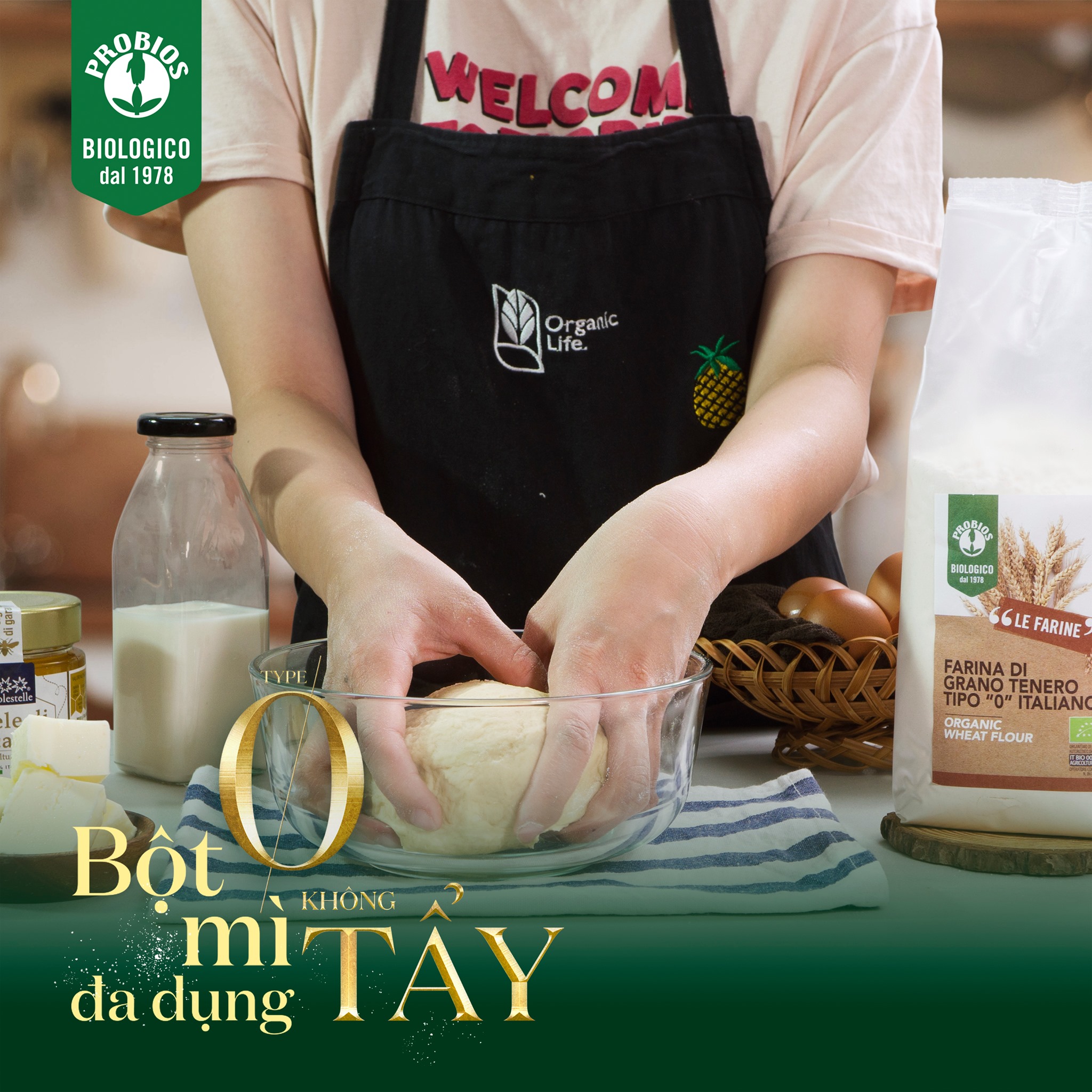 Bột Mì Đa Dụng Hữu Cơ 1kg Organic All-Purpose Flour
