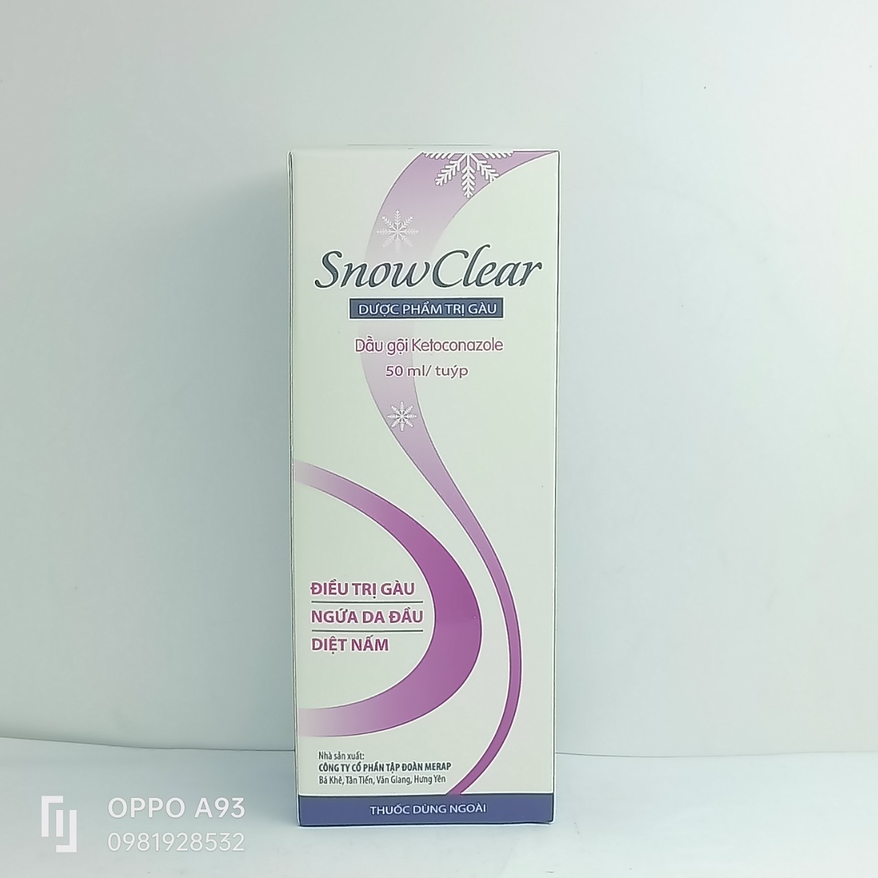  DẦU GỘI LOẠI BỎ GÀU SNOW CLEAR TUÝP 50ML 