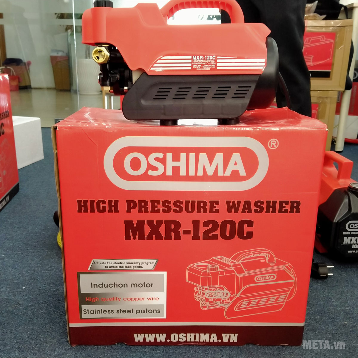 Máy rửa xe mini 785w oshima os-120c - vòi xịt rửa xe
