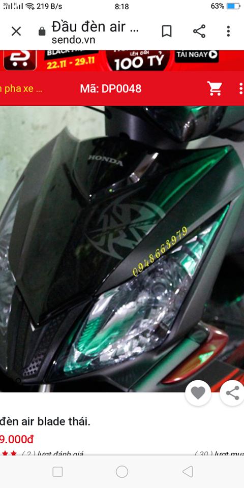 Pha đèn Airblade Hàng Zin Thái Lan