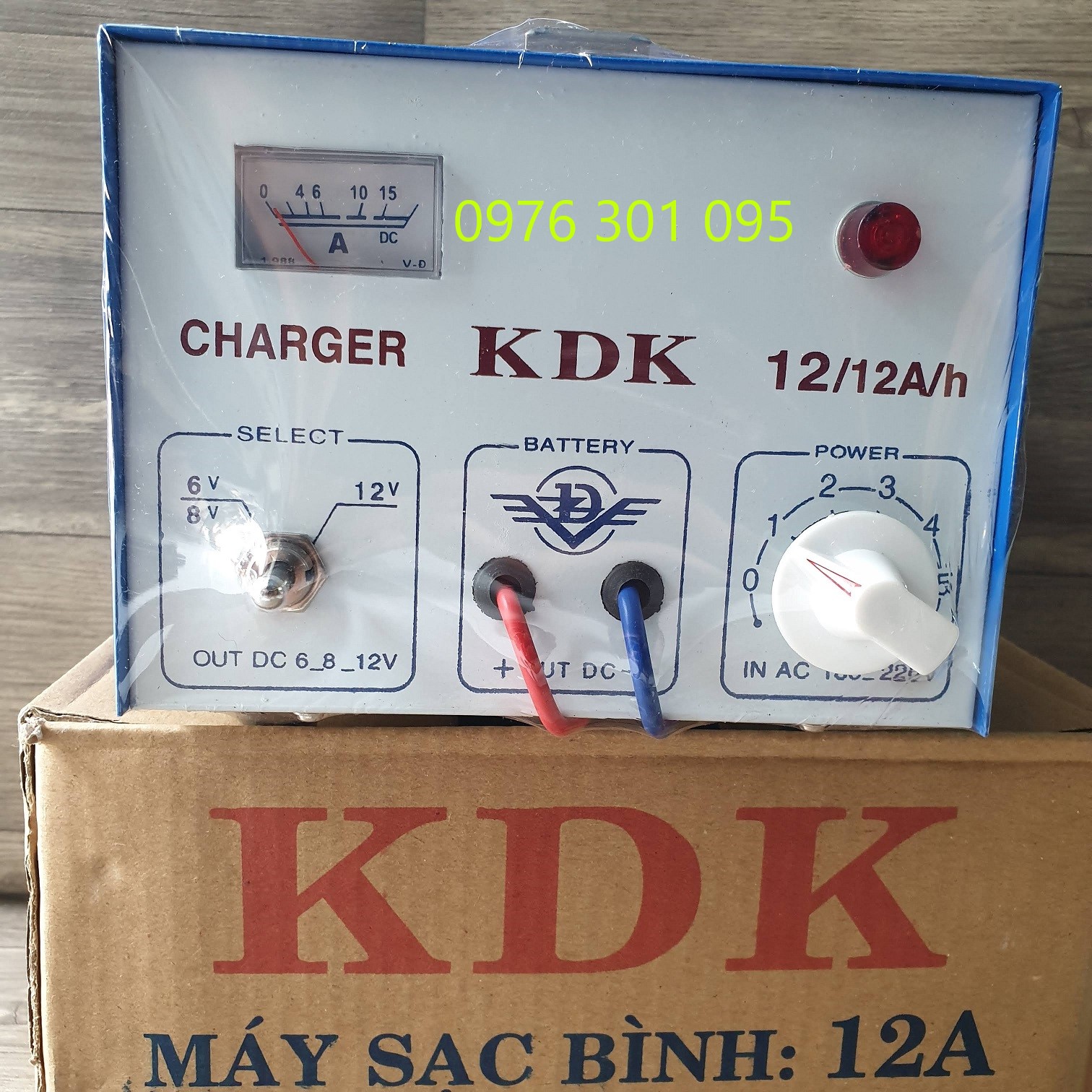 Máy Sạc Bình ACQUY Tự Động 6v/8v/12v - 12A