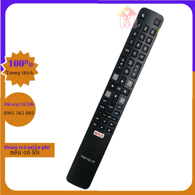 Điều khiển Tivi TCL Dài-Remote tivi TCL