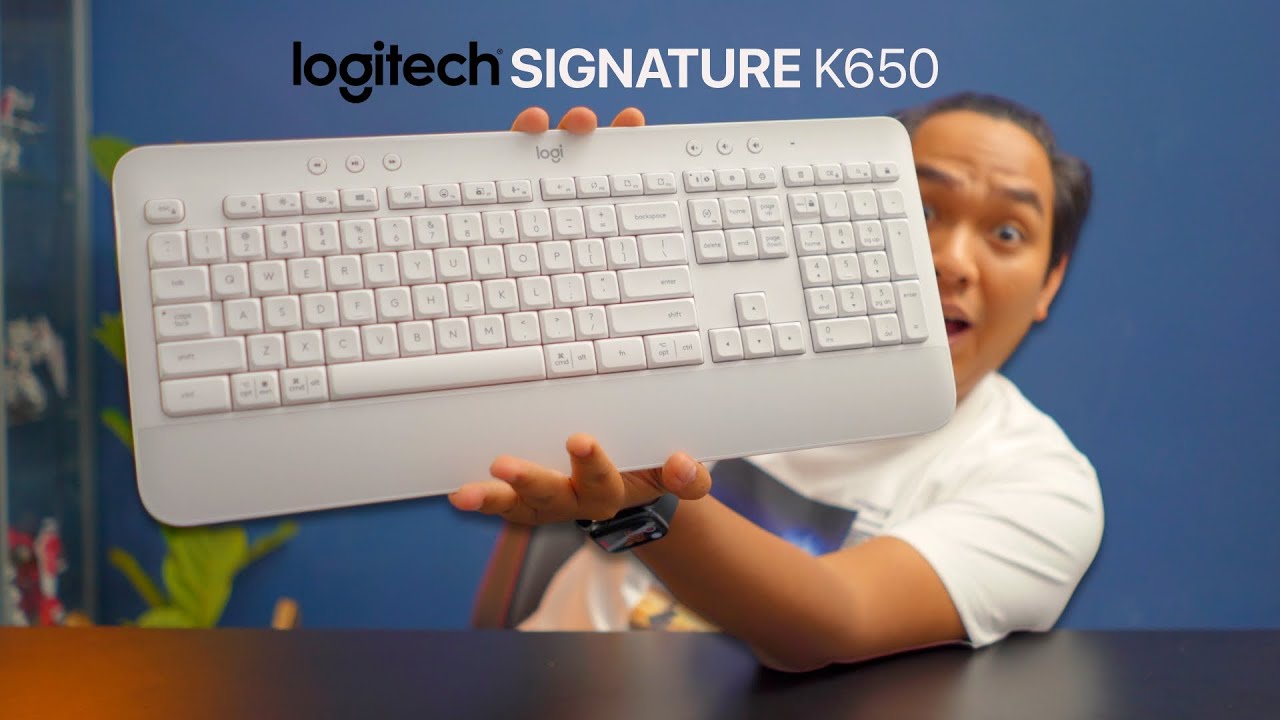 Bàn phím Logitech K650 Signature Wireless/Bluetooth - Bảo hành 12 tháng