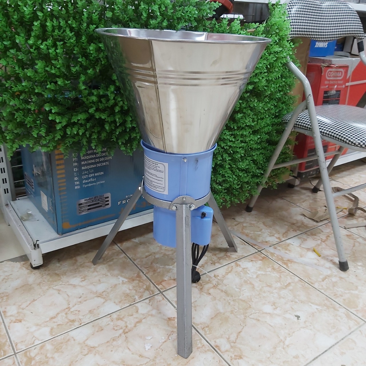Máy băm lục bình tại Bến Tre, máy băm rau bèo
