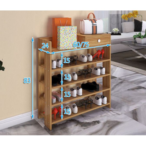Kệ để giày dép 5 tầng bằng gỗ MDF
