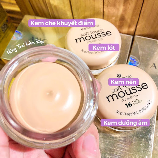 Phấn tươi trang điểm siêu mịn Mousse Đức 04