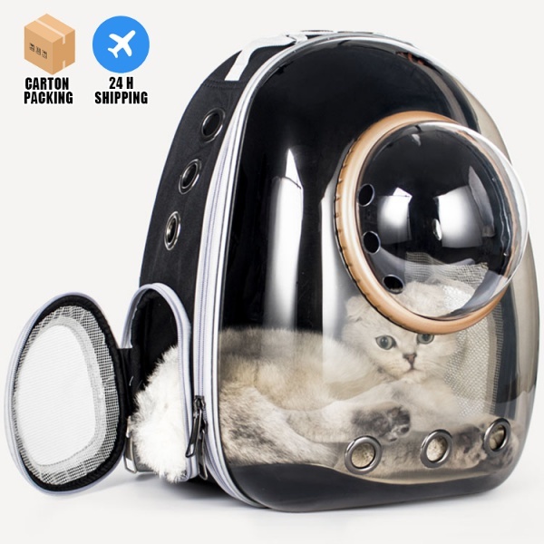 Top Quality Astronaut Space Capsule Breathable Car Bike Window Bubble Cat Dog Travel Carry Bag Transparent Carrier Backpack