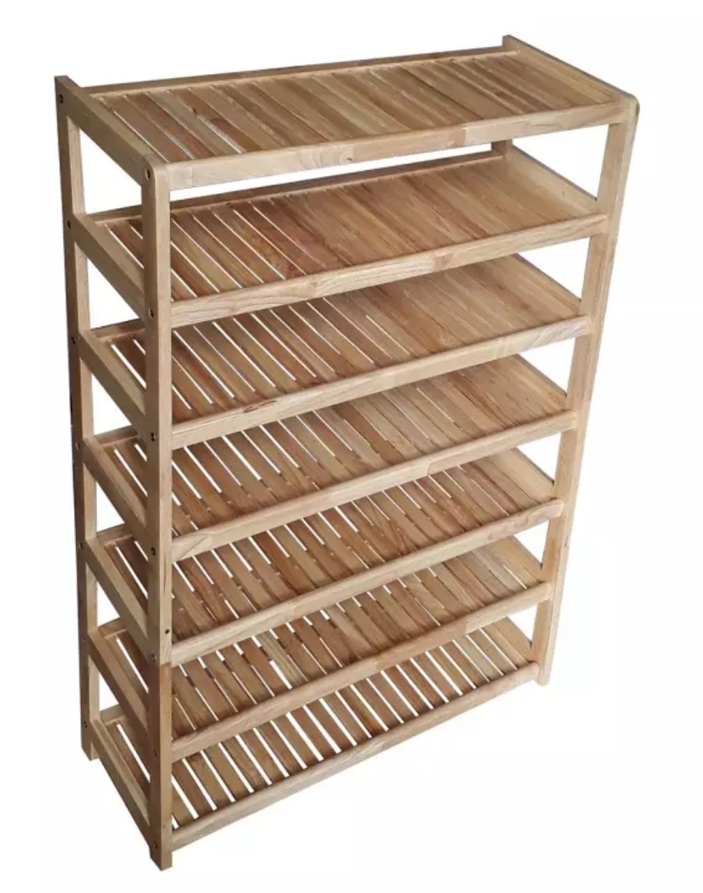 [HCM]Kệ dép gỗ 80cm - 7 tầng
