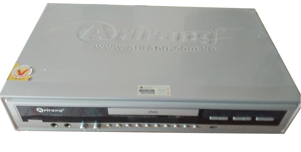 [HCM]Đầu DVD Karaoke Arirang AR-36MD (Xám) + 2 micro có dây Arirang 3.6B