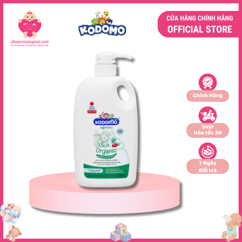 Combo 1 bình nước rửa Kodomo + 2 bịch nước rửa Kodomo