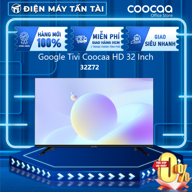 Google tivi coocaa hd 32 inch 32z72