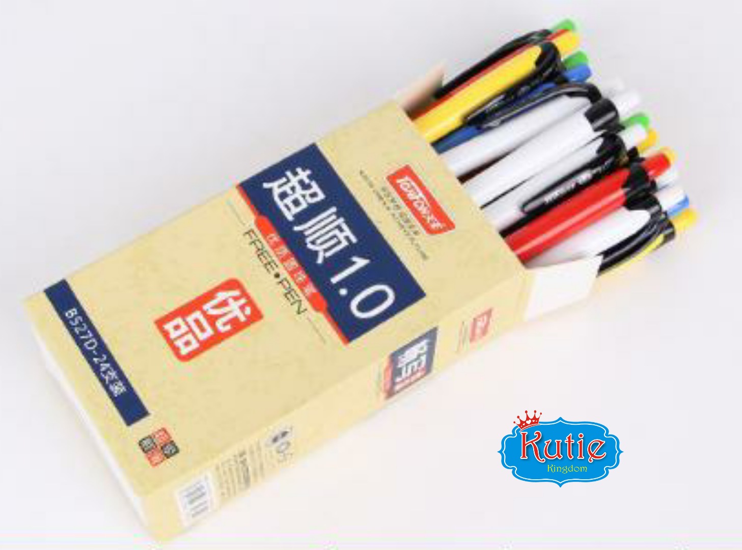 Bút bi Tenfon B-527D nét 1.0 (Set 3cây)