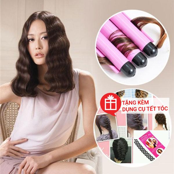 Máy bấm tóc lọn sóng to 3 trục