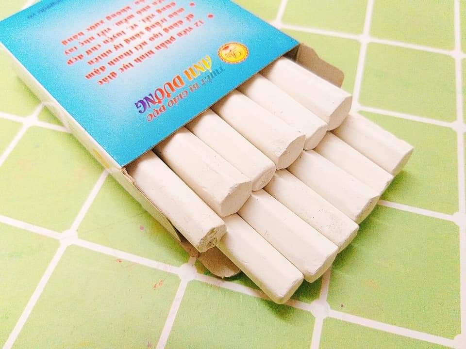 Phấn lục giác trắng hộp 12 viên
