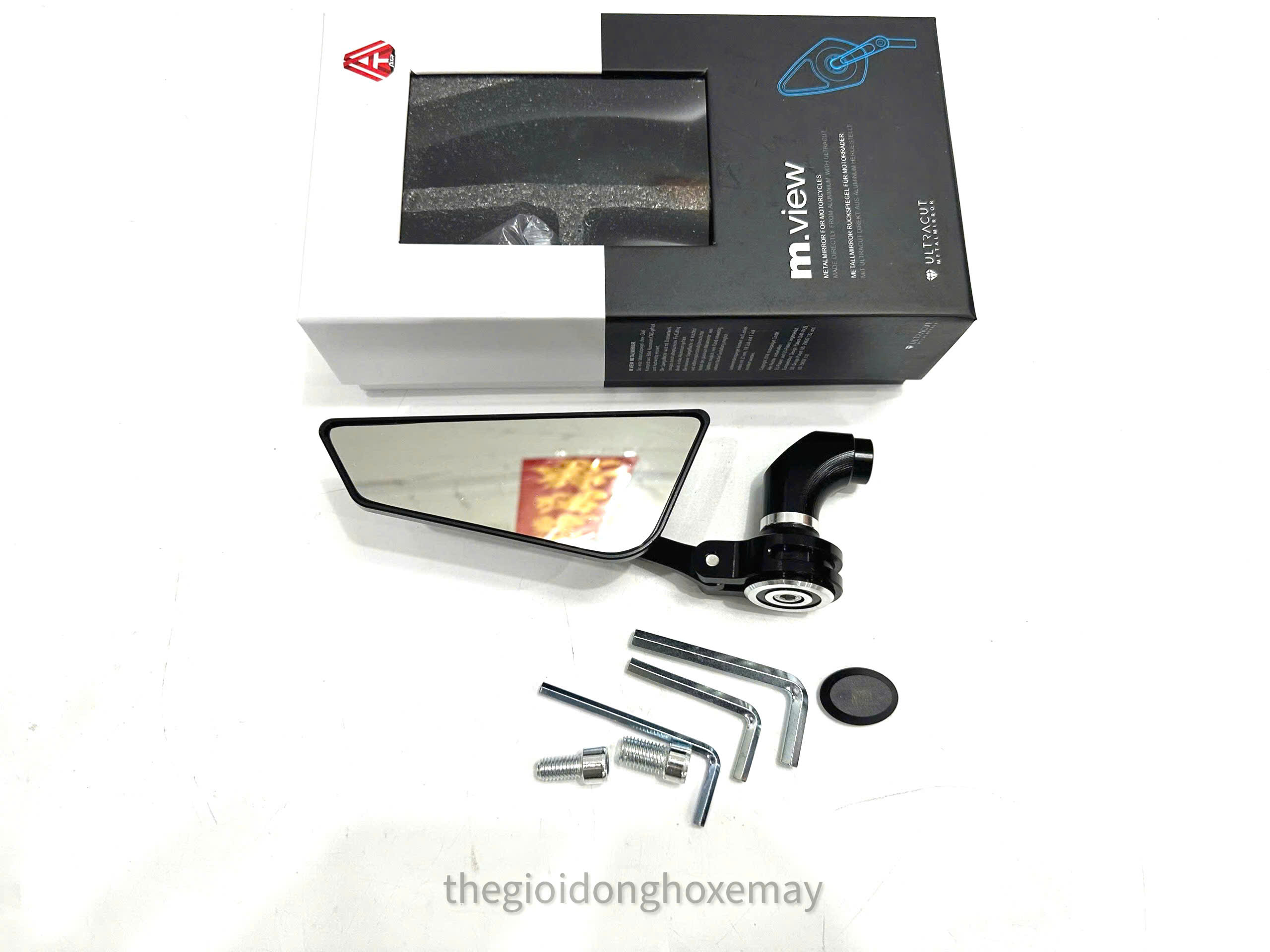 Gương Mview Lá Nhỏ Mẫu V2 Full CNC Lắp Mọi Loại Xe