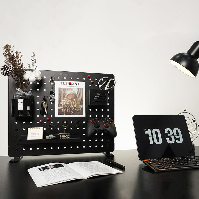 Bảng treo đồ Pegboard HyperWork PG-02 ( Hyperwork PG02 ) Sơn tĩnh điện cao cấp, 14 phụ kiện đi kèm - Hàng chính hãng