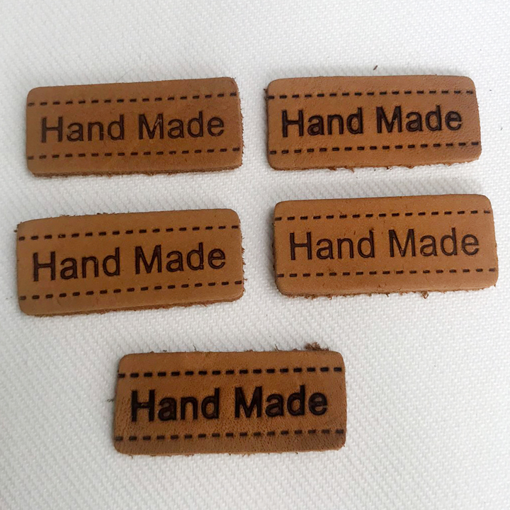 5 Miếng Tem Da Handmade Trang Trí