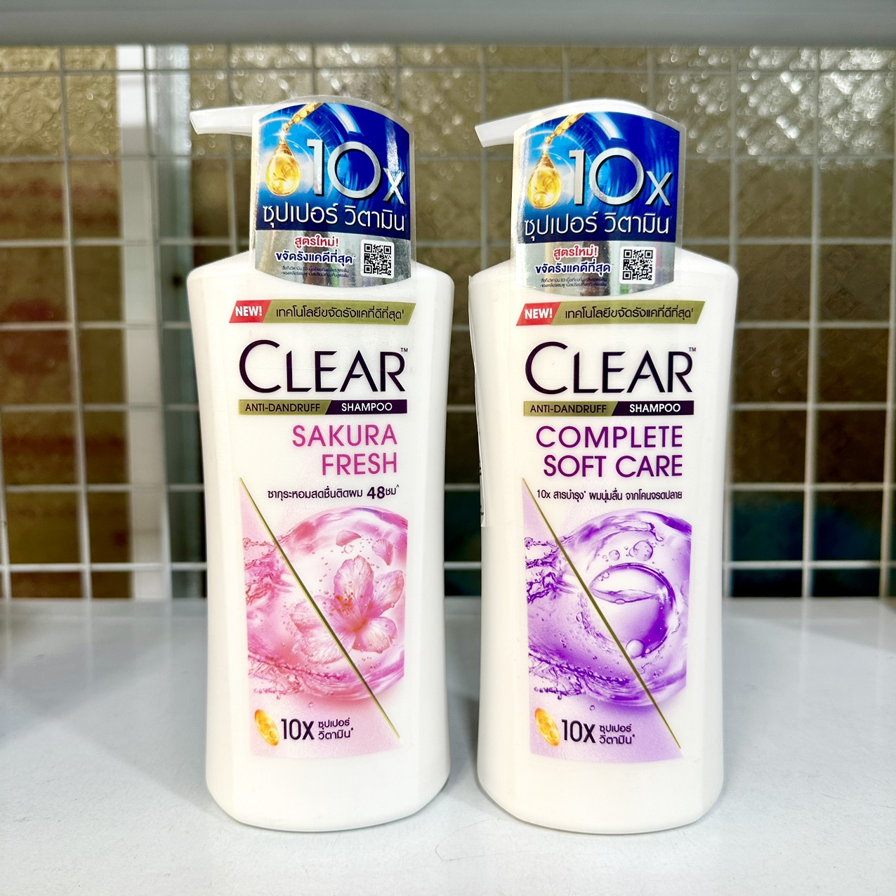 [HCM][Mẫu mới] Dầu gội Clear Bạc hà 370ml Thái Lan