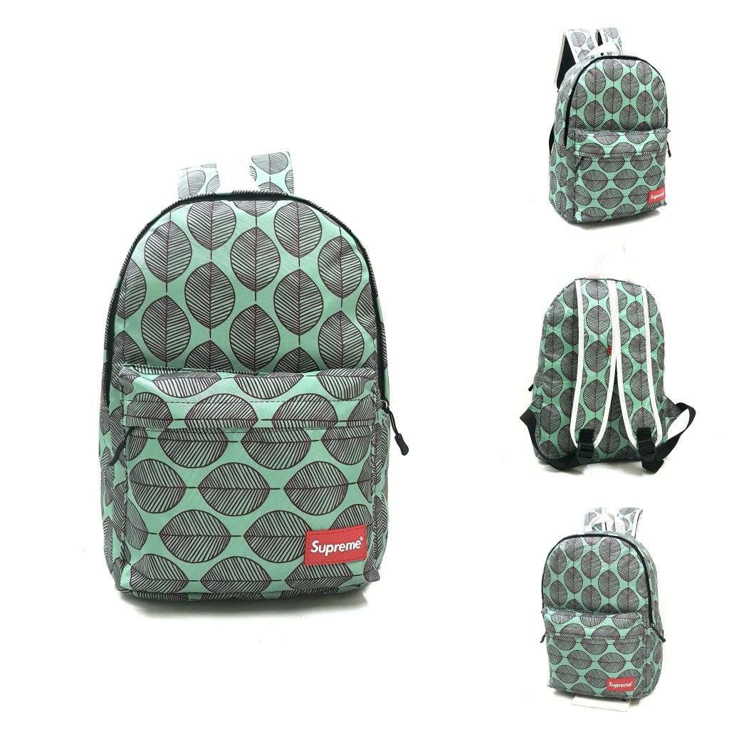 [HCM]Balo nữ thời trang hoa văn Sup(Size trung 27x38)