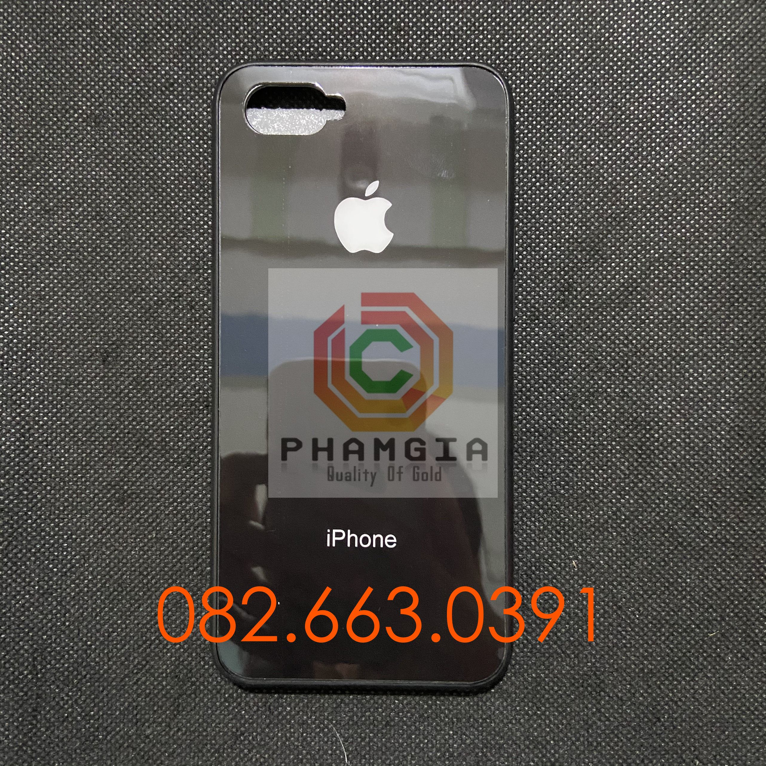 Ốp lưng giả iphone 7 plus cho OPPO A1K/Realme C2 mặt lưng bóng đẹp