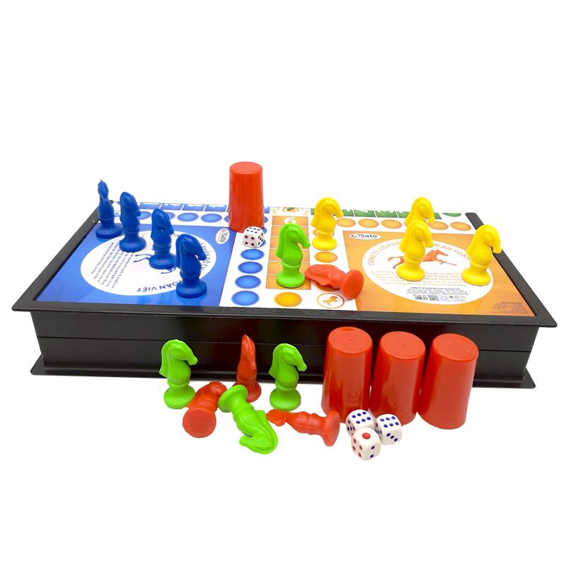 Children toy horse flag 30x30 size foldable stand up box Vietnam plastic goods leisure toys of all ages
