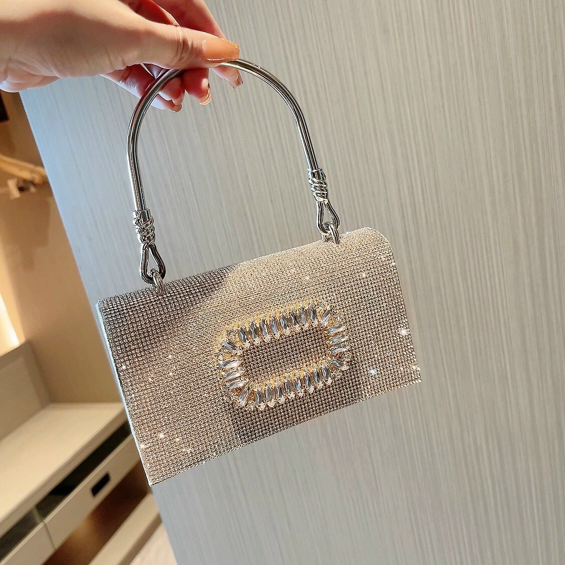 Cluth nạm đá bling bling Quảng Châu thời trang