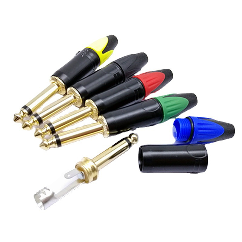 Giắc MICRO đực 6.5mm Mono đầu mạ vàng # âm thanh