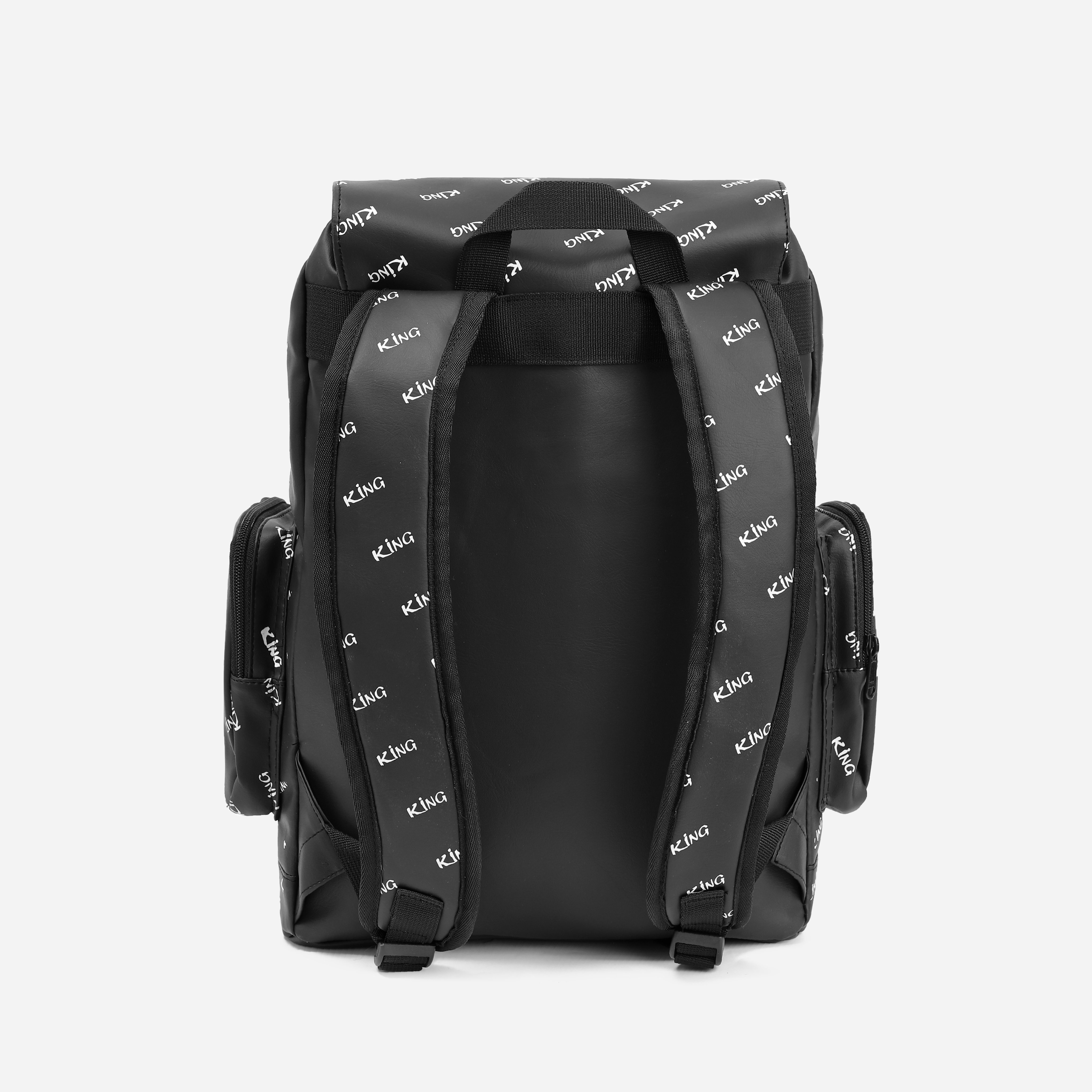 Balo Da Backpack Unisex Chống Nước Balo Backpack King 2-Màu Đen king