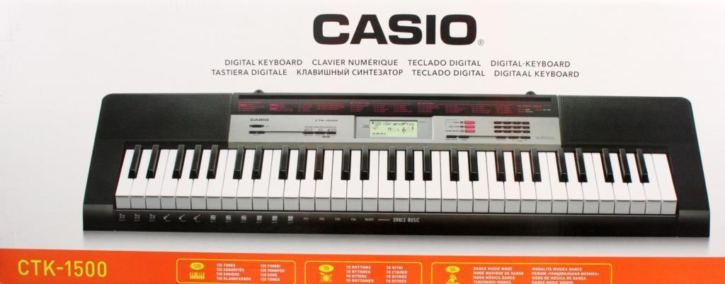 Đàn Organ KeyBoard Casio CTK1500 cho bé nhỏ