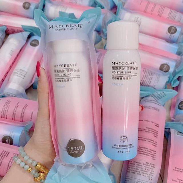 Xịt Chống Nắng Và Làm Trắng Da Maycreate (Chai 150ml)