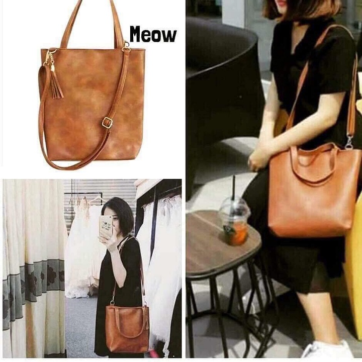 Túi công sở nữ da mềm tua rua LM 17