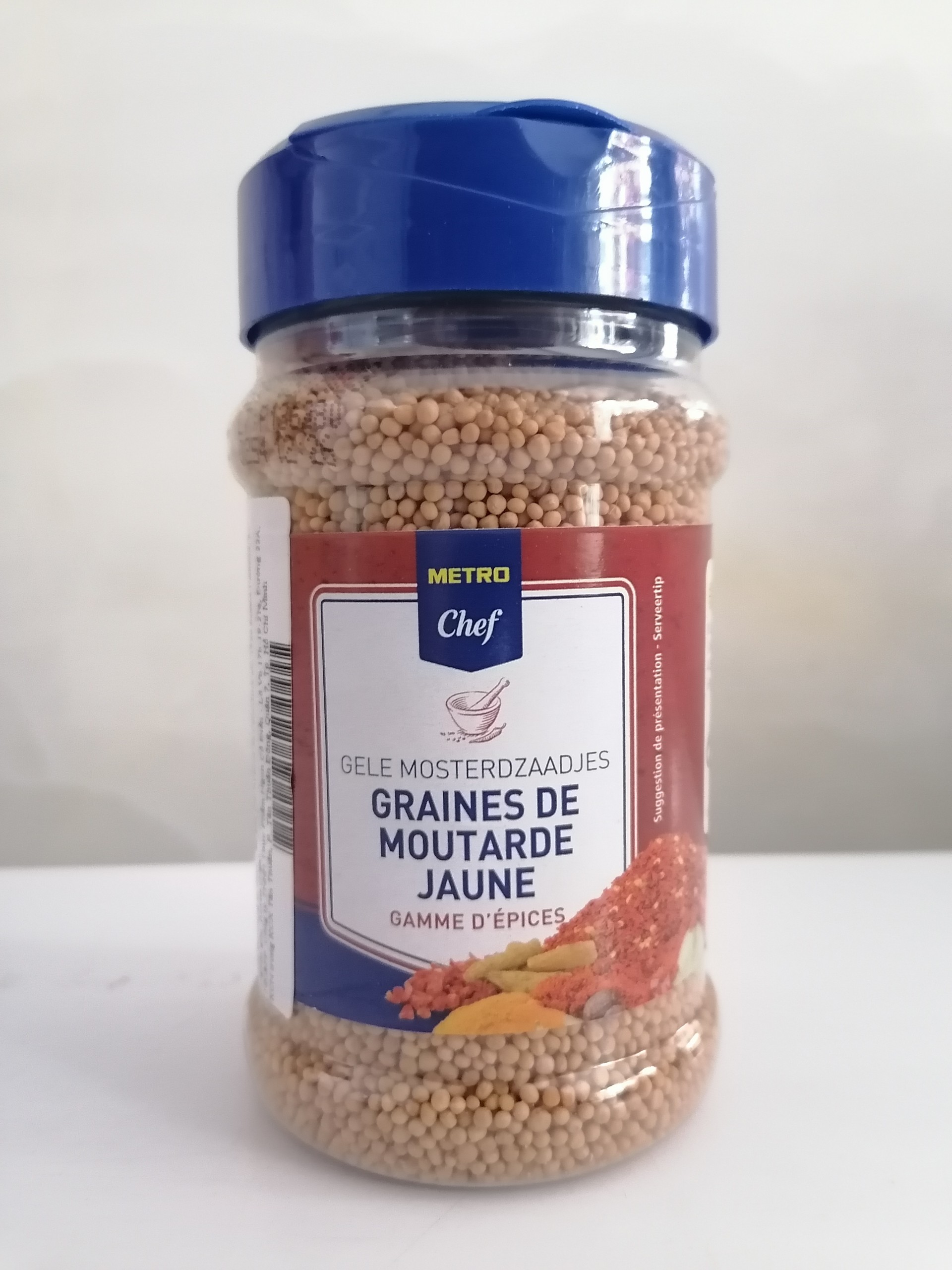 [220g] Hạt mù tạt vàng [Belgium] METRO CHEF Yellow Mustard Seed (cff-hk)