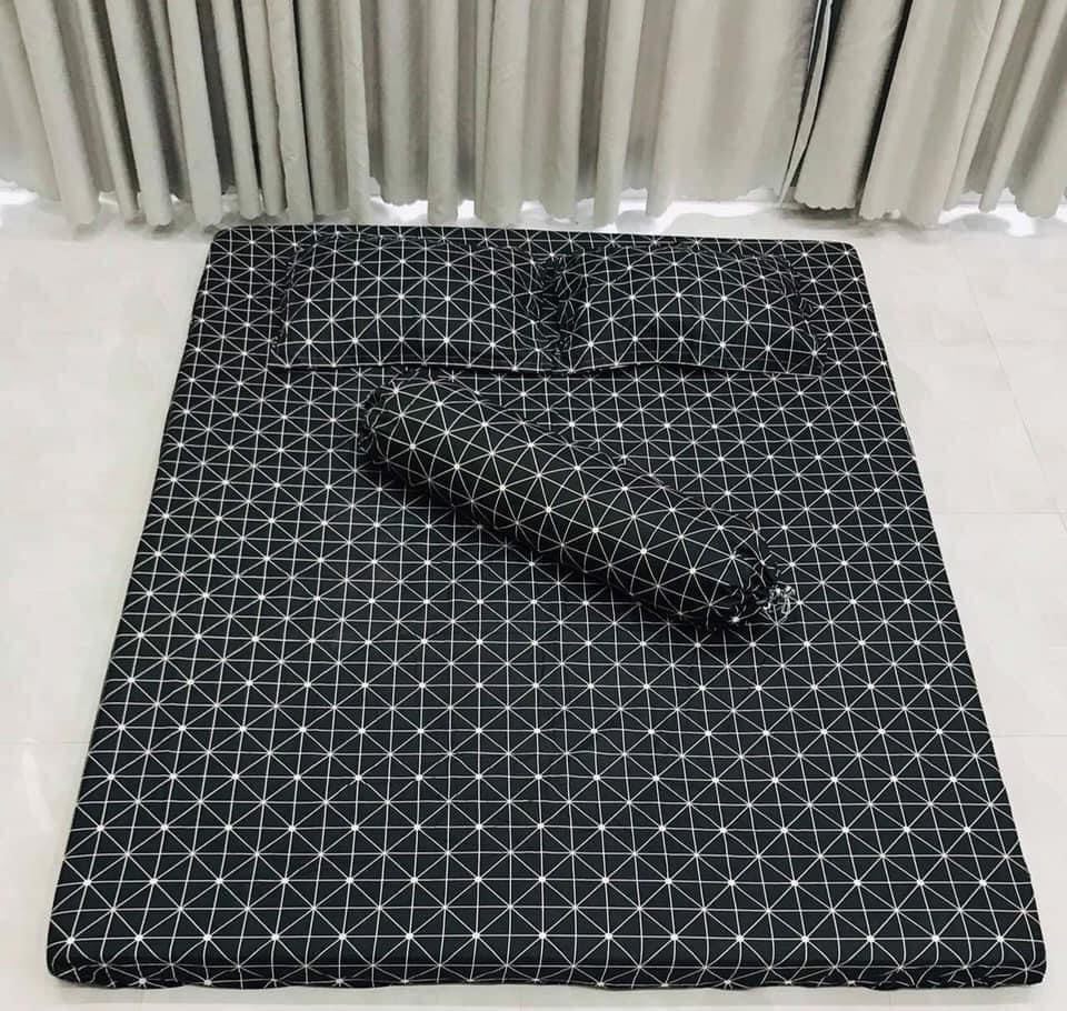 Bộ ga gối - ga chun bọc và 2 vỏ gối
