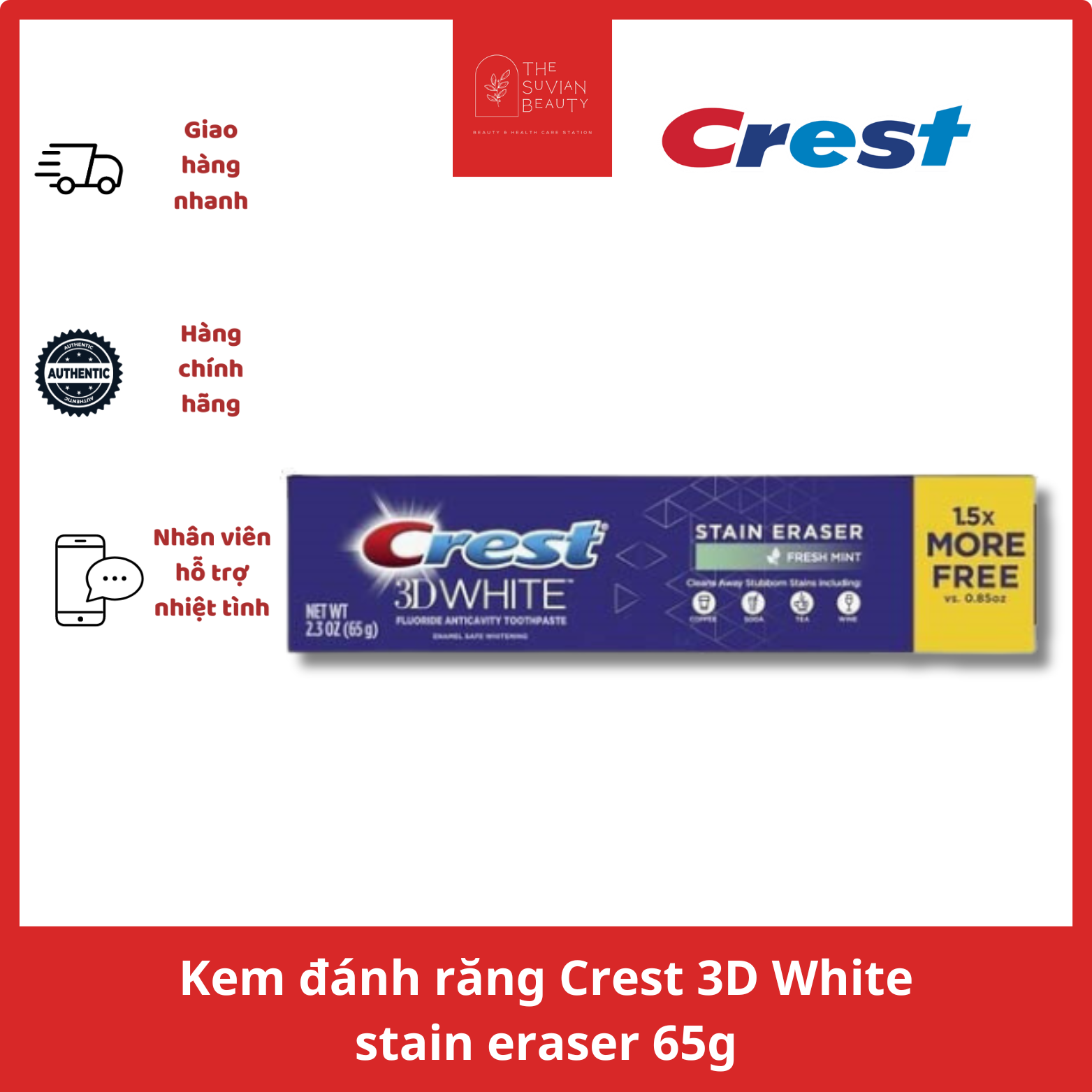 Crest 3D White Toothpaste - Multi Types