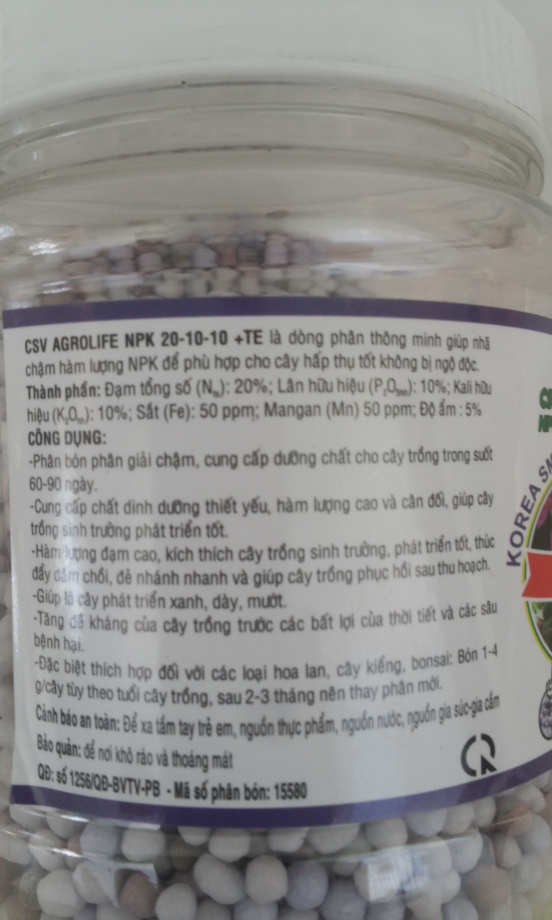 Phân tan chậm thông minh 20-10-10 TE 200g