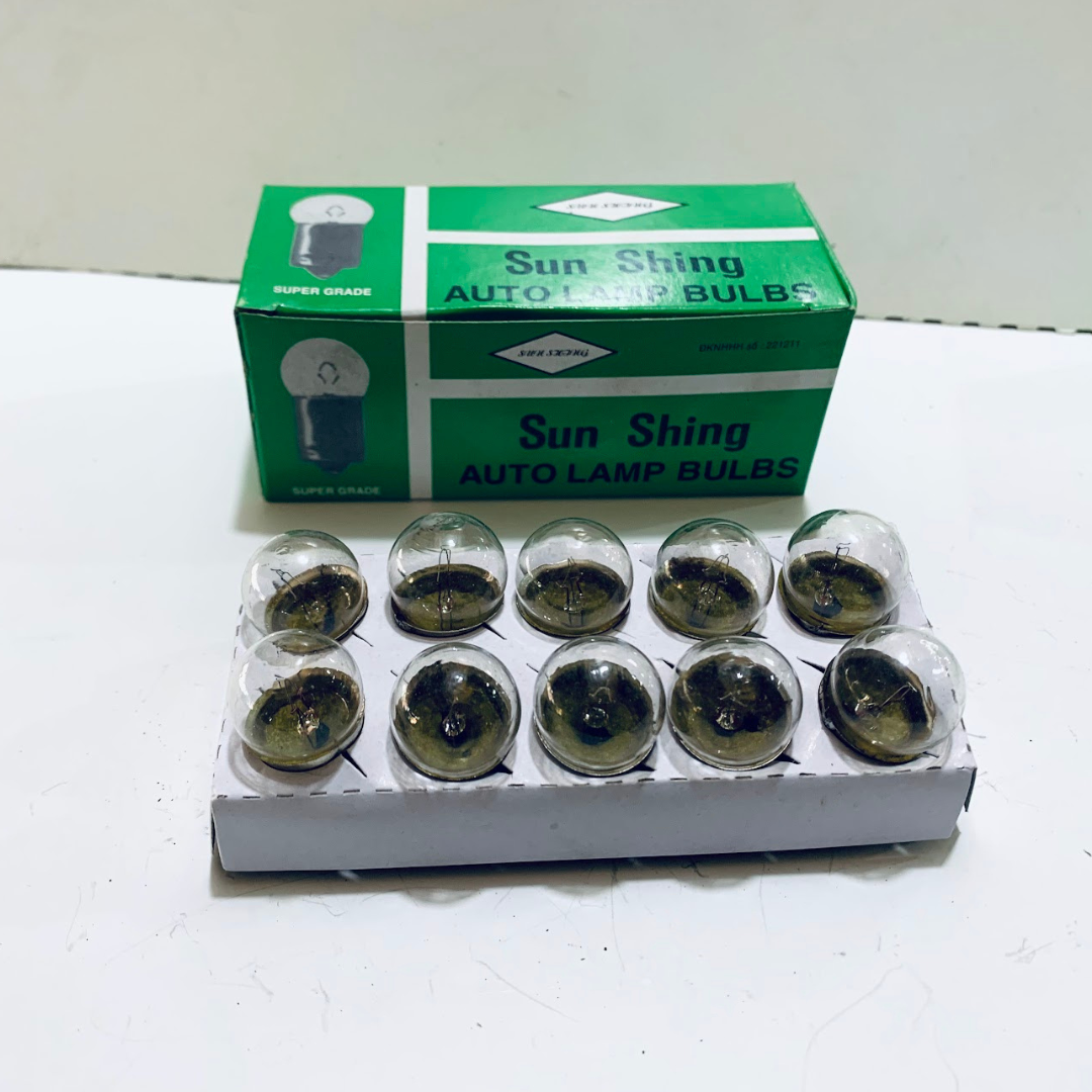 Bóng đèn xin nhan, bóng đèn de chân cài 1tim . 12v-24v/10w