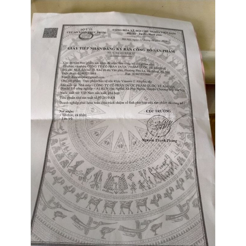 Vitamin E Abipha hộp 30 viên