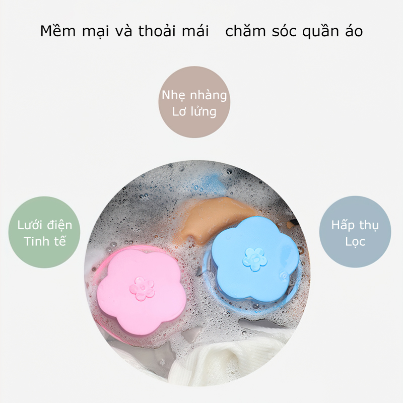 Phao Lọc Cặn Máy Giặt (Phao Hình Hoa)