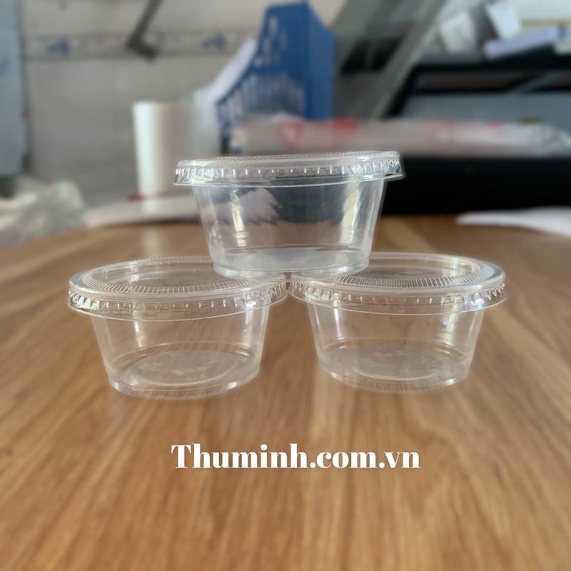 Lốc 100 Hũ Đựng Sốt Nước Chấm 2oz 60ml